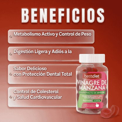 GOMINOLAS DE VINAGRE DE MANZANA - CUIDA TU SALUD